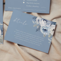 Detalhes do Casamento Floral Divino Blue Gorgeous