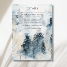 Detalhes do Casamento Floresta de Pinheiros Neve N