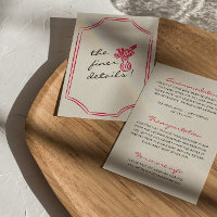 Detalhes do Casamento Imporal Retrópico Desenhado