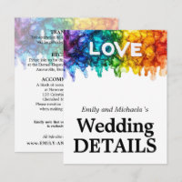 🌈 Detalhes do Casamento LGBTQ Pintado com Amor
