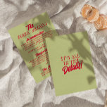 Cartão De Informações Detalhes do Casamento Moderno Colorido Retroativo<br><div class="desc">Detalhes simples e na moda retro colorido das informações do convidado de casamento. Com fundo verde funk e layout de texto magenta vermelho. Todas as informações são personalizáveis como site,  transporte,  alojamento. Pegue junto com outros produtos desta mão clássica feita na suíte de casamento retrô.</div>