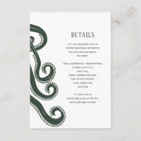 Detalhes do Casamento Moderno de Octopus Sea