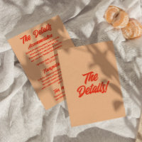 Detalhes do Casamento Moderno Mínimo Divertido com