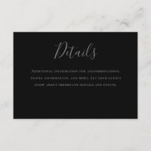 Detalhes do Casamento Negro da Cinza de Tipografia