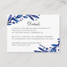 Detalhes do casamento no inverno floral azul de aq