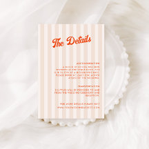 Detalhes do Casamento Retroativo com Pêssego e Tan