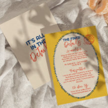 Detalhes do Casamento Simulado Manuscrito Quirky D