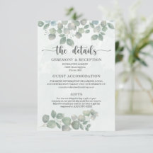 Detalhes do Casamento Verde em Aquarela de Eucalip
