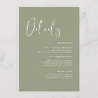 Detalhes do casamento verde senador elegante e mod