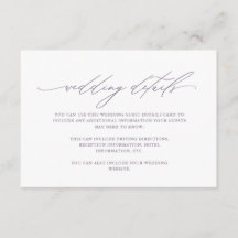 Detalhes do Convidado de Casamento de Caligrafia R