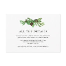 Detalhes do Convidado de Casamento de Pines de inv