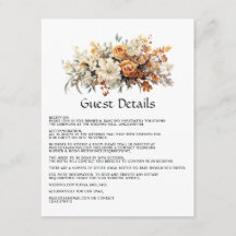 Detalhes do Convidado de Casamento Floral Champanh