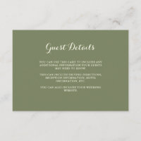 Detalhes do Convidado Sage e Ivory