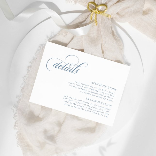 Cartão De Informações Detalhes do descanso da pintura azul empoeirada (Criador carregado)