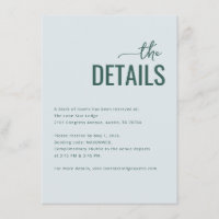 Detalhes do Evento Calm Green