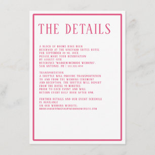 Cartão De Informações Detalhes do Hexágono Geométrico Simples de Cor Neg