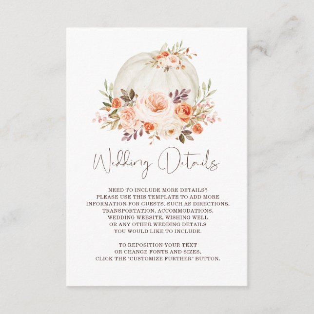 Cartão De Informações Detalhes do Jardim de Girassol com Na moda simples (Frente)