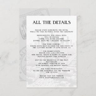 Cartão De Informações Detalhes do Passaporte da Califórnia