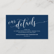 Detalhes do site Beautifu Marinho Azul, Casamento