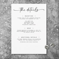 Detalhes Mínimos de Casamento do Script Branco Pre