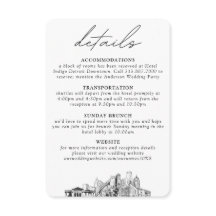 Detalhes Verticais de Casamento em Detroit Pequeno