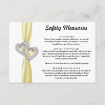 Diamond Hearts Yellow Ribbon Safety Measures