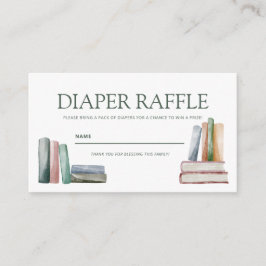 Cartão De Informações Diaper Raffle Enclosure Card