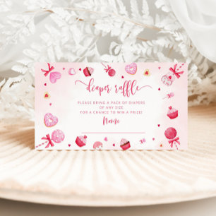 Cartão De Informações Dias de os namorados cor-de-rosa fralda bonde