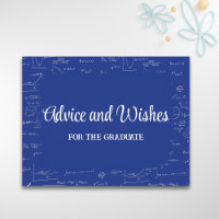 Dicas de festa de formatura de matemática azul par