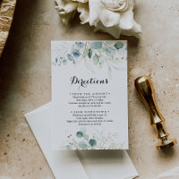 Direções Douradas De Casamento Floral Russo Eucaly