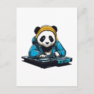 Cartão De Informações DJ Kawaii Panda