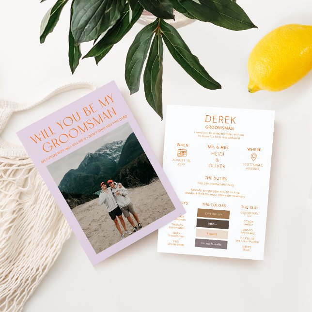 Cartão de Informações do Padrinho de Foto com Pale (Criador carregado)