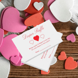 Cartão De Informações Doce Fralda Cardíaca Raffle