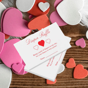 Cartão De Informações Doce Fralda Cardíaca Raffle