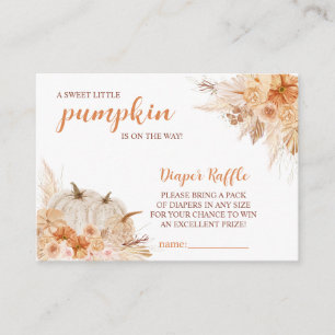 Cartão De Informações Doce Pequeno receptáculo de Chá de fraldas de outo