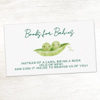 Dois Livros de Chuveiro de Gêmeos para Bebê