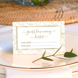 Cartão De Informações Dourado deixa padrão adivinhem quantos jogos de be