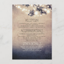 Dreamy String Lights Branches Detalhes do Casament