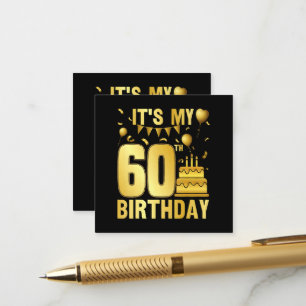 Cartão De Informações É a Minha Festa de 60 Anos
