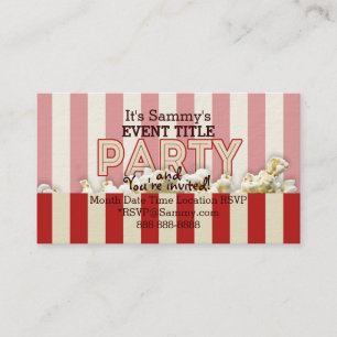 Cartão De Informações É a oferta do seu partido personalizado.