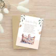 É um chá de fraldas Boy Boho Bassinet