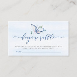 Cartão De Informações É um menino debaixo da Fralda do mar.