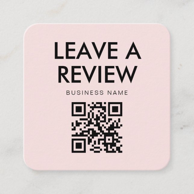 Cartão De Informações Editable Logo Pink Thank You Package (Frente)