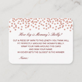 Cartão De Informações Editável como grande é a placa de Mamãe