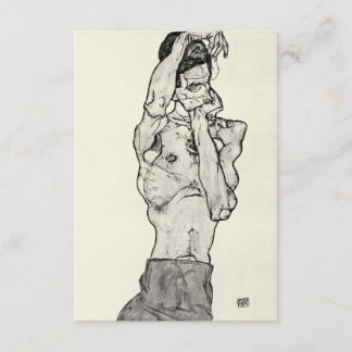 Cartão De Informações Egon Schiele - Zeichnungen II.