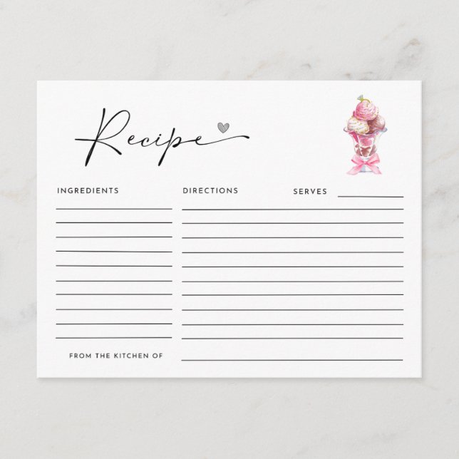 CARTÃO DE INFORMAÇÕES ELA FOI ENTUSIASMADA CHÁ DE PANELA (Frente)