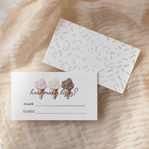 Cartão De Informações Ela foi esfregada em quantos jogos de beijo