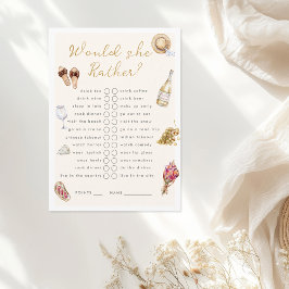 Cartão De Informações Ela Vai Preferencialmente A Picnic Bachelorette?