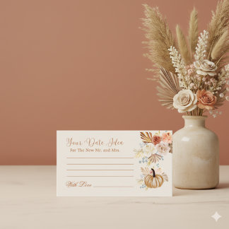 Cartão De Informações Elegant Fall Rustic Date Night Ideas 