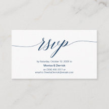 Elegante Classic, Marinho Blue Script, resposta RS